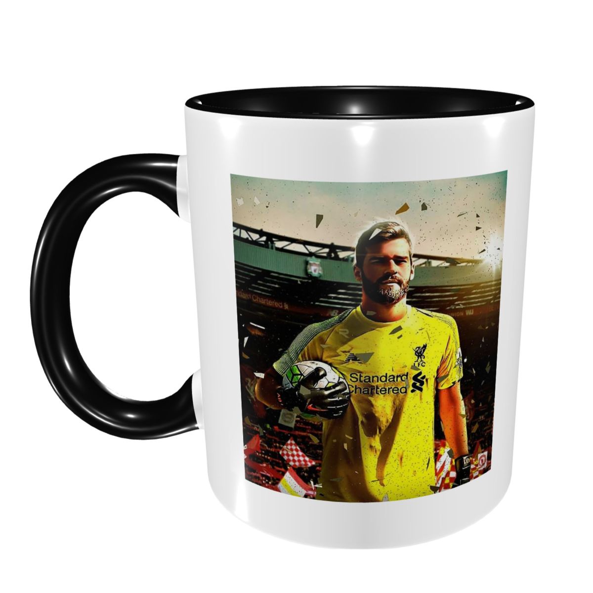 Wallpaper Coffee And Tea - Alisson Becker Wallpaper Mug Funny Ceramic