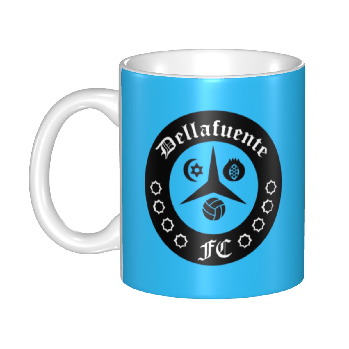 Coffee Tea Logo - Customized Dellafuente FC Logo Gotico Mug