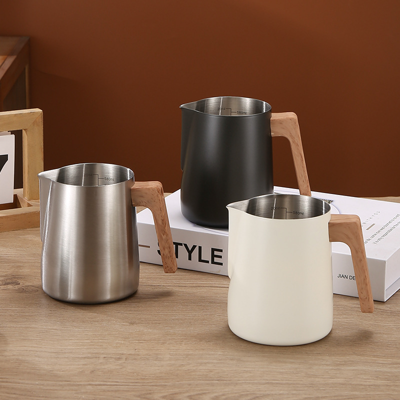 Barista Milk Jug - Coffee Milk Frothing Pitcher Jug 304