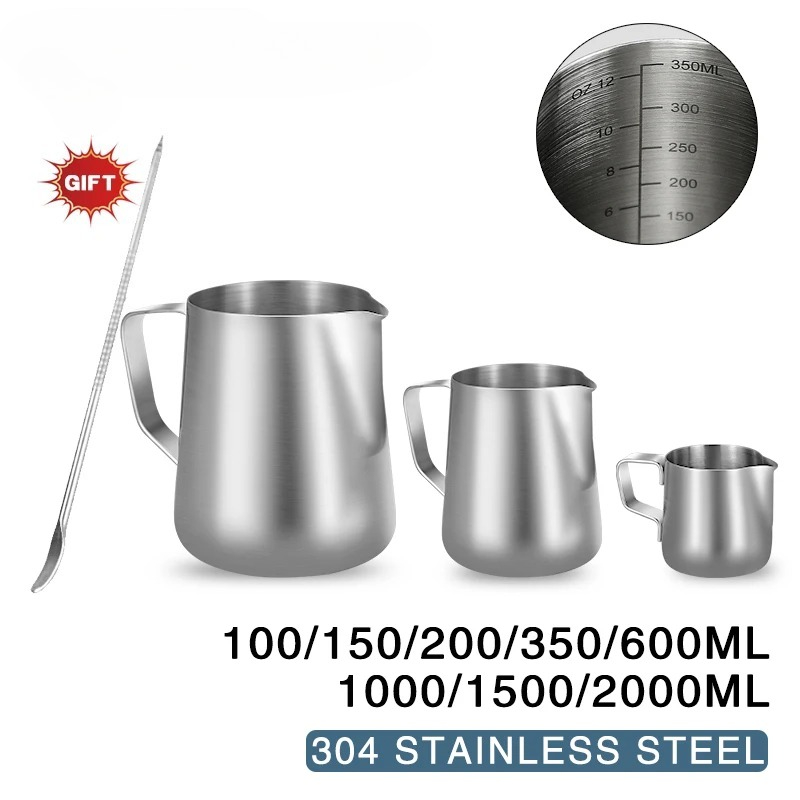 Professional Stainless Steel M - Barista Milk Jug review and price