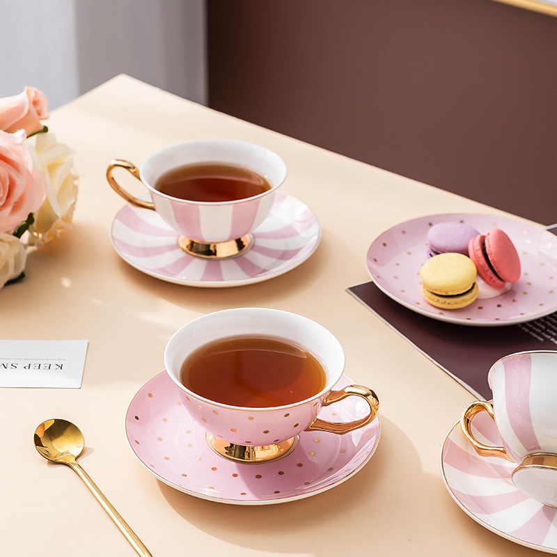 Ceramic Pink Coffee Mugs with  - Coffee Tea Drinks review and price