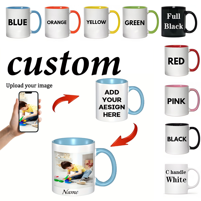 Custom Name Image Text Cup 11o - Coffee Tea Images review and price