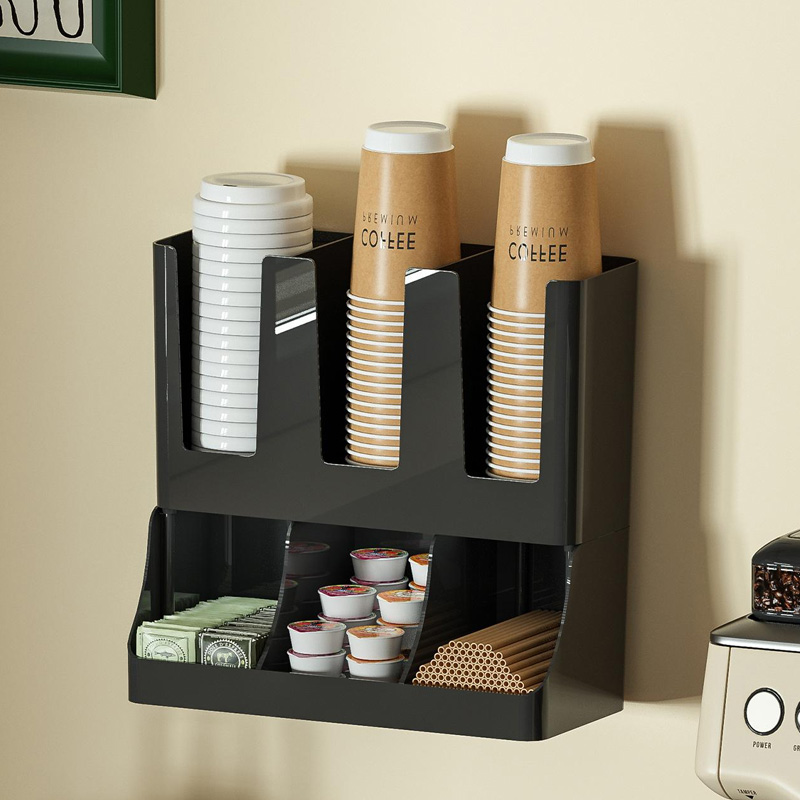 A Paper Cup Storage Box, Black - Wallpaper Coffee And Tea review and price