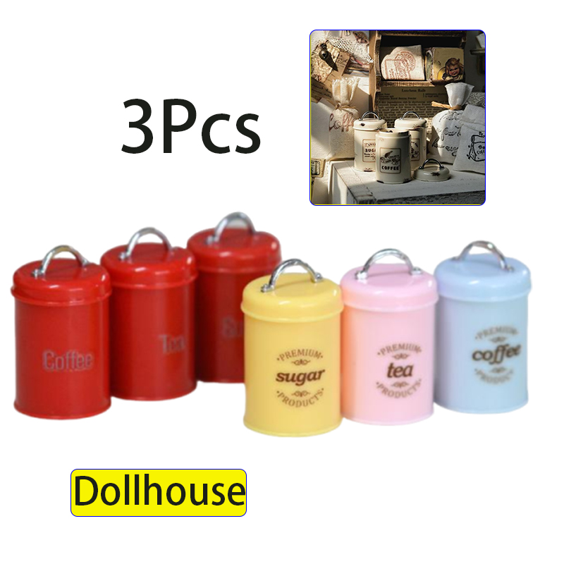 3Pcs Miniature Dollhouse Mini  - Coffee Tea & Hot Chocolate review and price