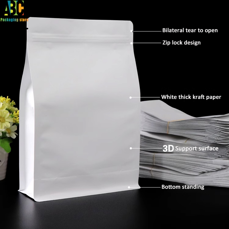 Craft Paper Eight Side Zipper  - Coffee Tea For Plants review and price