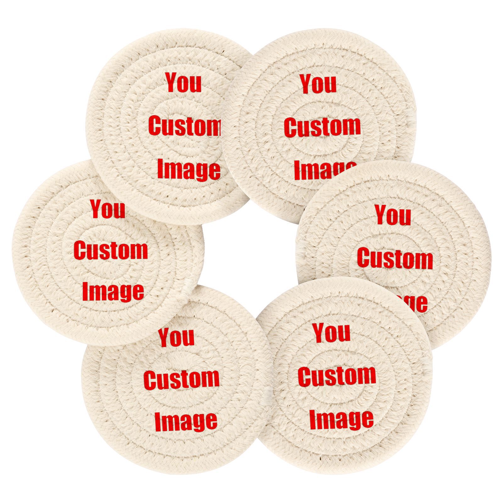6Pcs Cup Coasters for Drinks A - Coffee Tea Images review and price