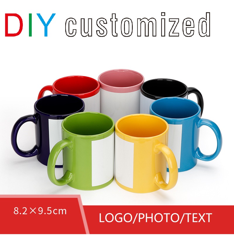 Black Cup DIY LOGO Ceramic 350 - Coffee Tea Logo review and price