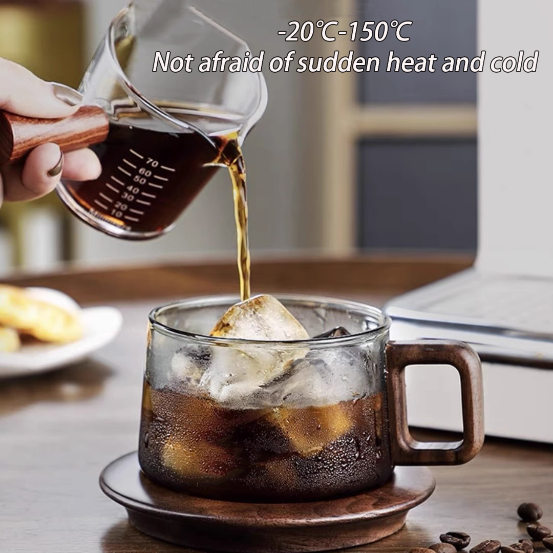 Wood Handle Coffee Mug With Sp - Espresso Cup Saucer review and price