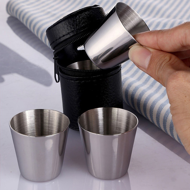 4/6Pcs Stainless Steel Cups Mi - Coffee Tea Game review and price