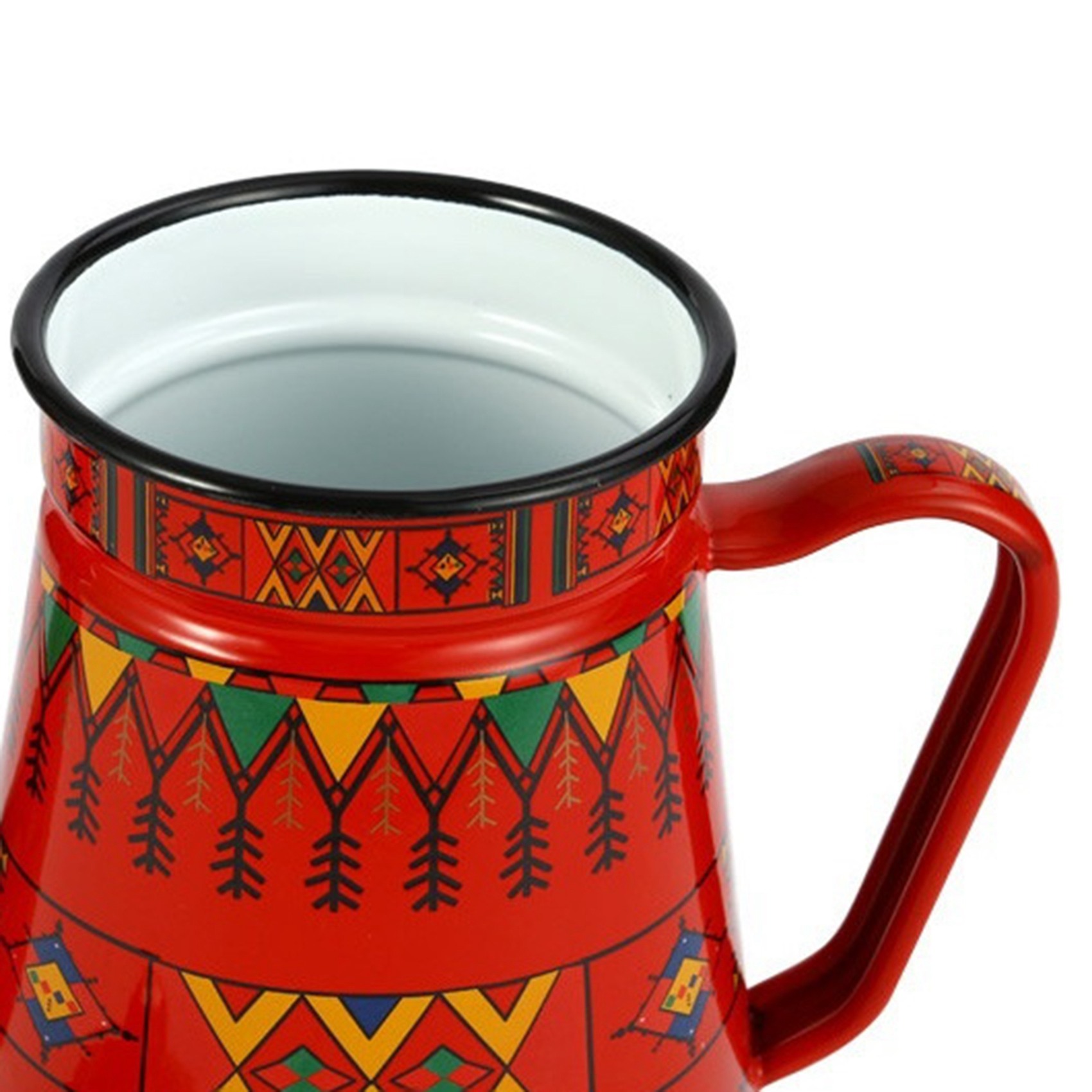 J1UL1N 1.2L Enamel Coffee Pot  - Barista Milk Jug review and price