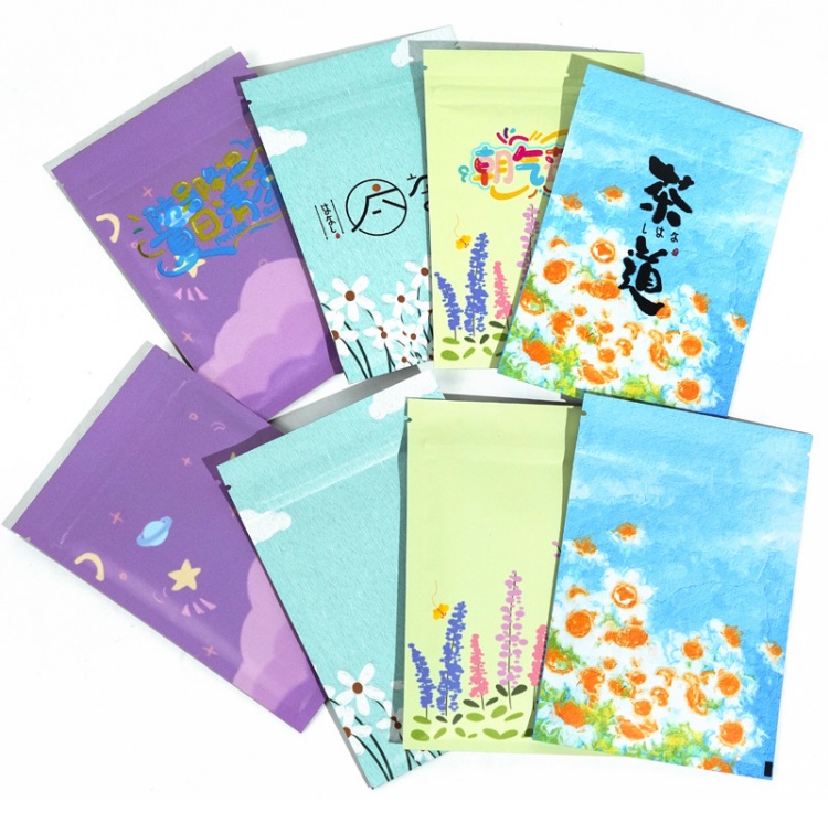 200PCS Flat Aluminum Foil Zipl - Coffee Tea Images review and price
