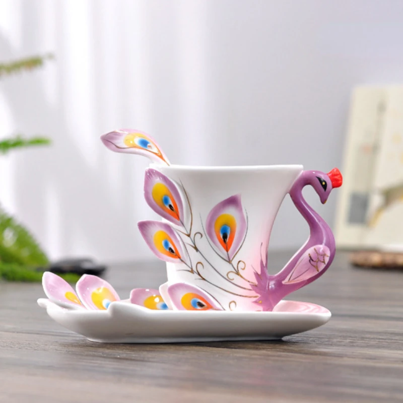 Ceramics Peacock Coffee Mug Cu - Coffee Tea Difference review and price