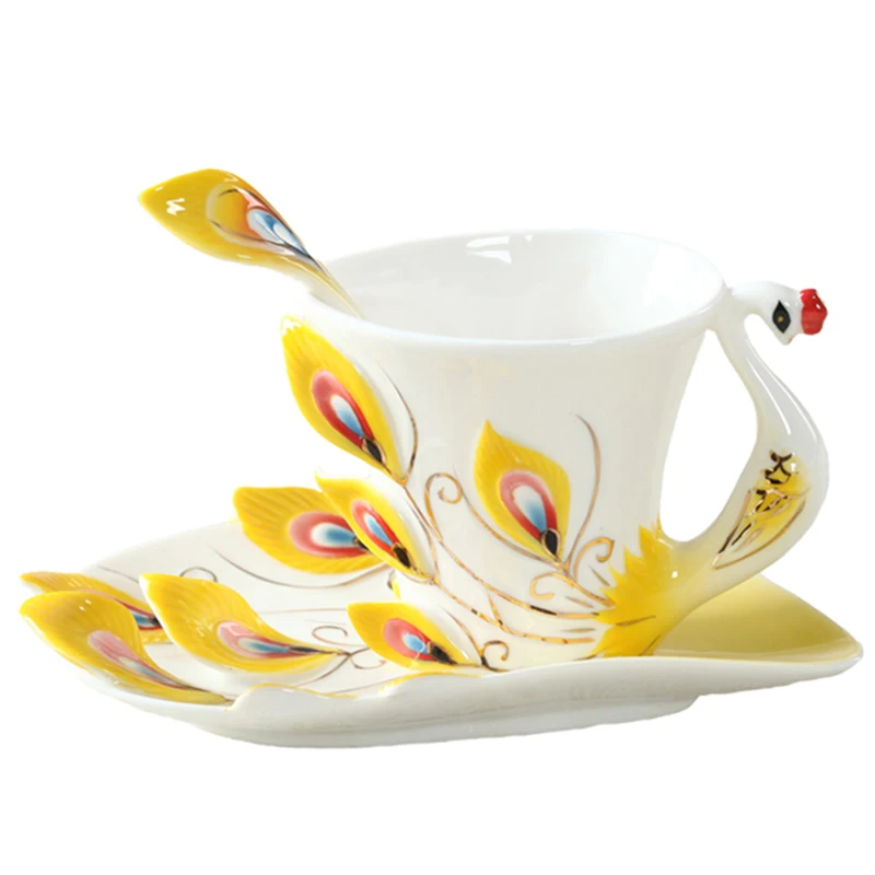 Ceramics Peacock Coffee Mug Cu - Coffee Tea Difference review and price
