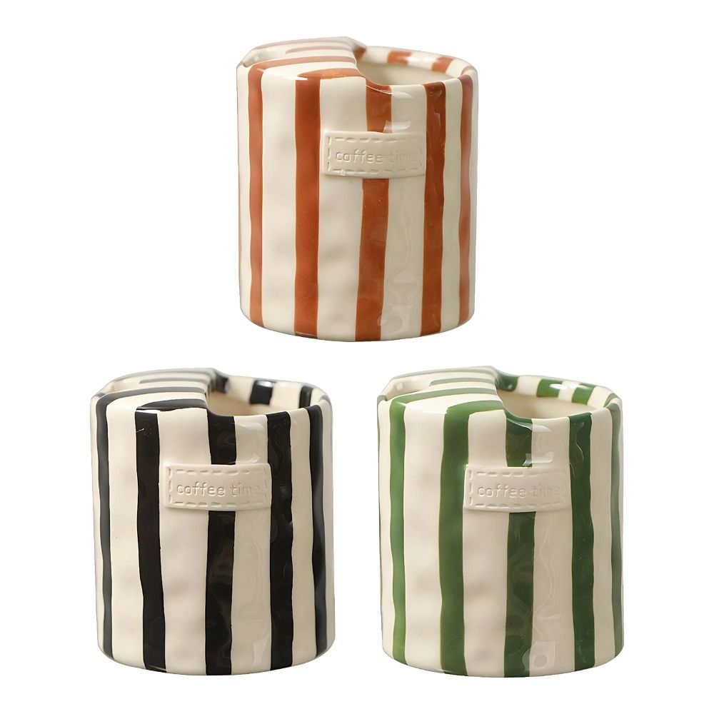 Hand-Painted Striped Ceramic C - Espresso Cup Saucer review and price