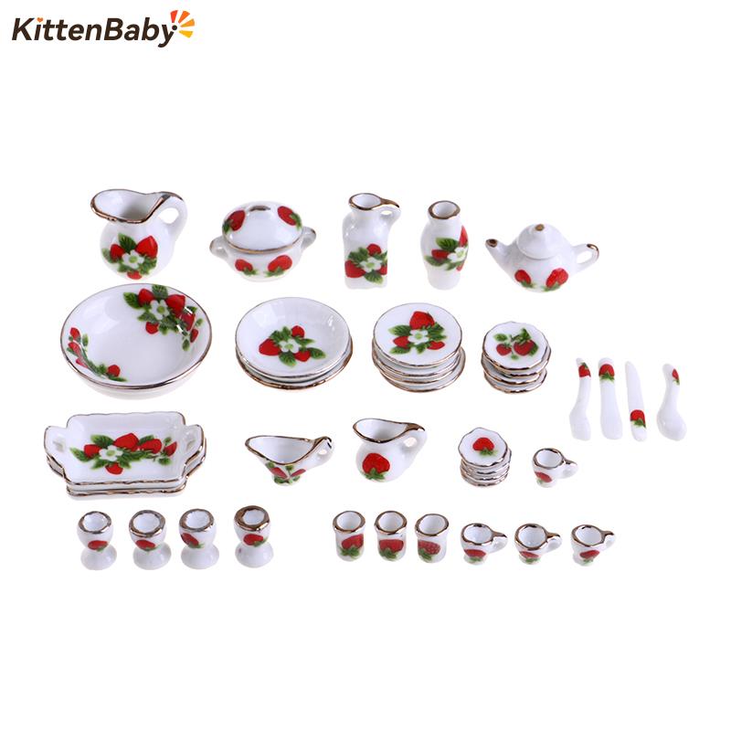 1 Set 1:12 Miniature Doll Hous - Coffee Tea Game review and price