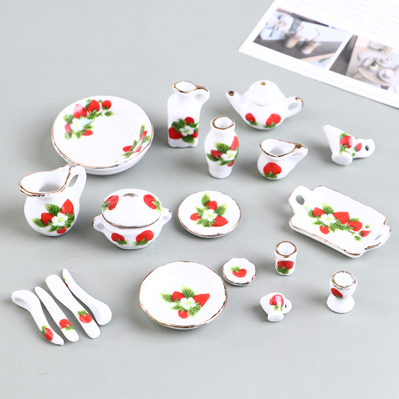 1 Set 1:12 Miniature Doll Hous - Coffee Tea Game review and price