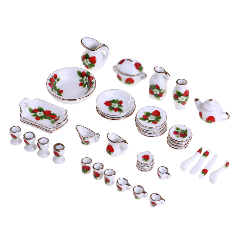 1 Set 1:12 Miniature Doll Hous - Coffee Tea Game review and price