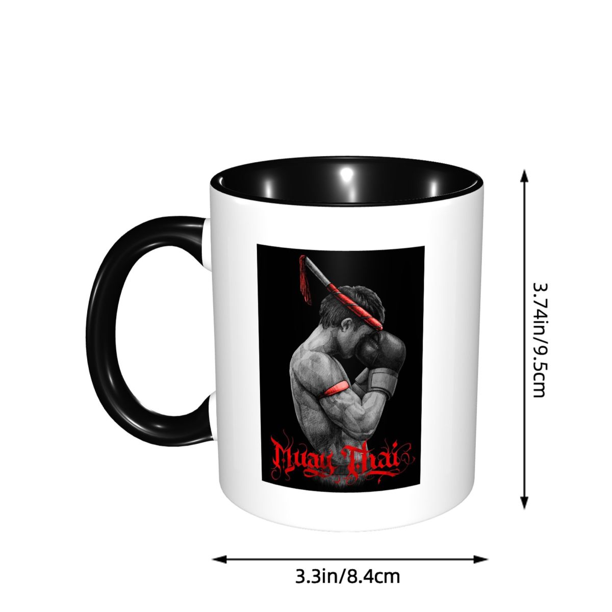 Muay Thai Boxing Fighter Mug F - Coffee Tea Thai review and price