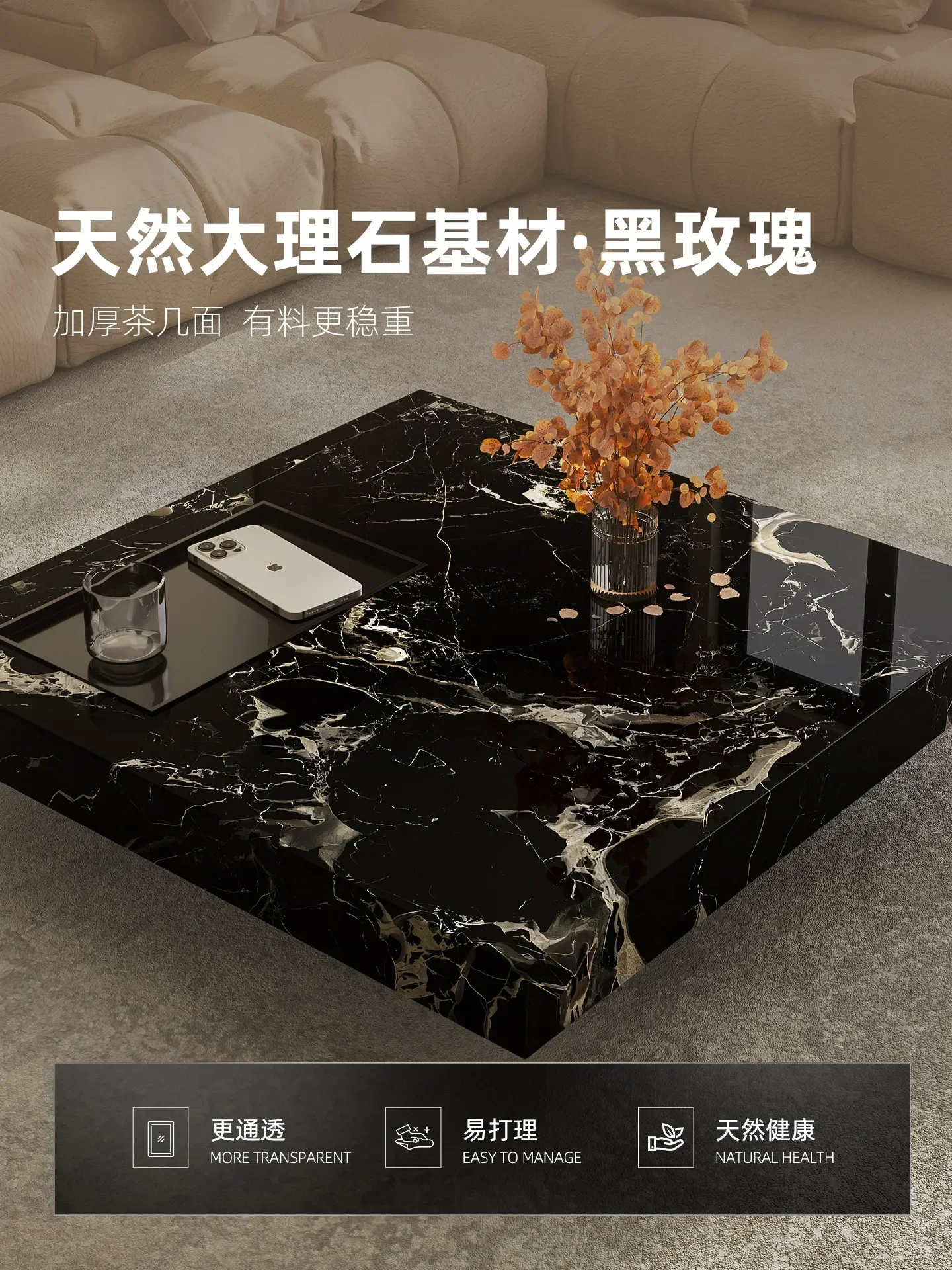 b7- light luxury marble coffee - Tea & Coffee Quận 1 review and price