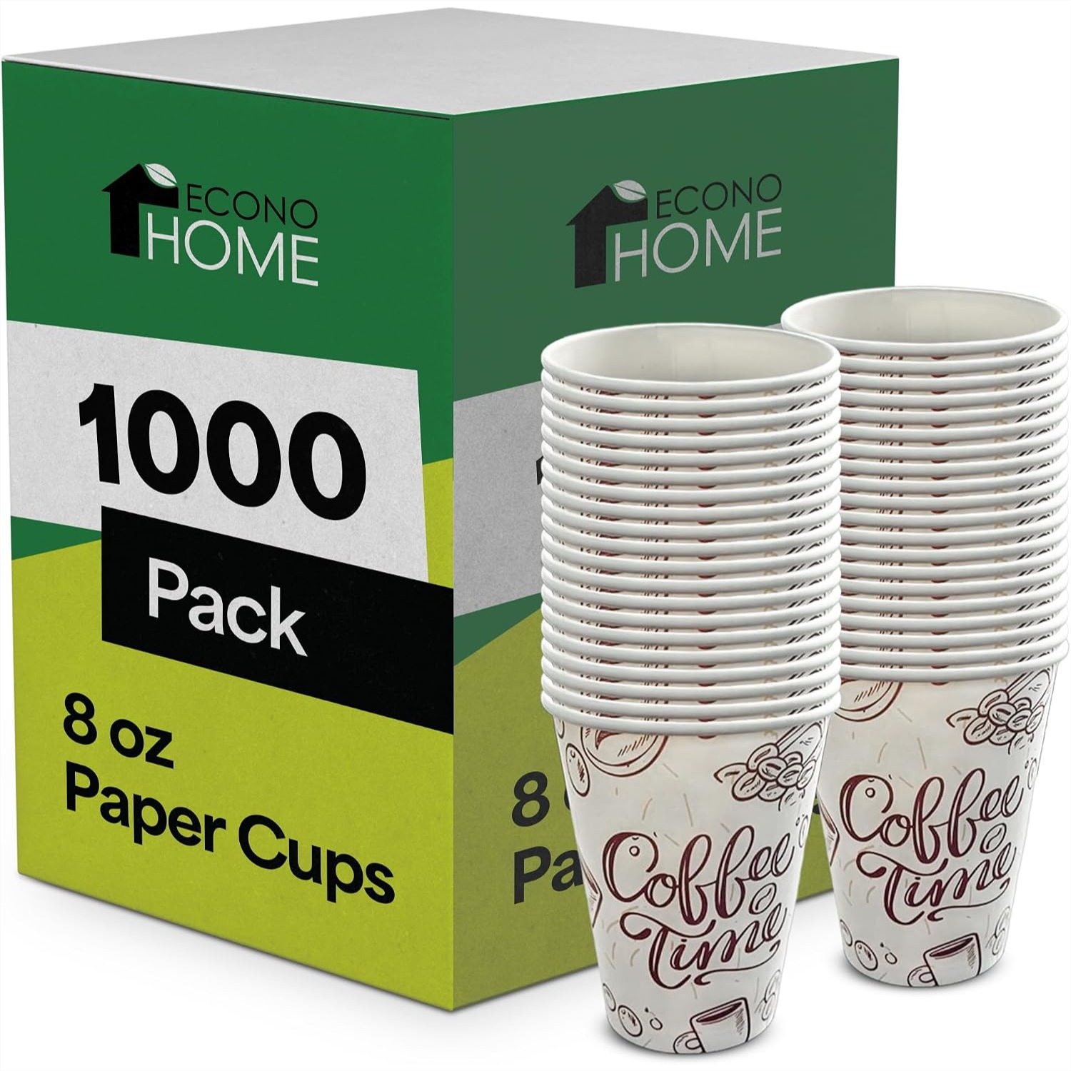 1000 Pack 8 oz Disposable Coff - Coffee Tea Images review and price
