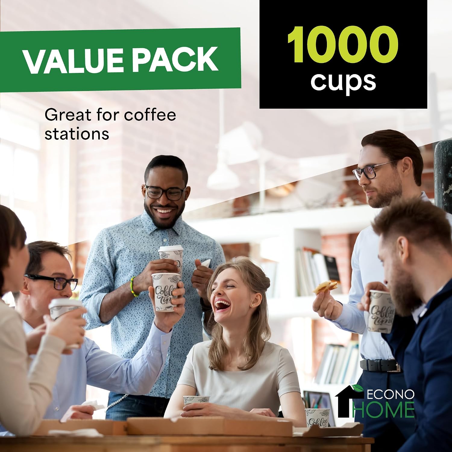 1000 Pack 8 oz Disposable Coff - Coffee Tea Images review and price