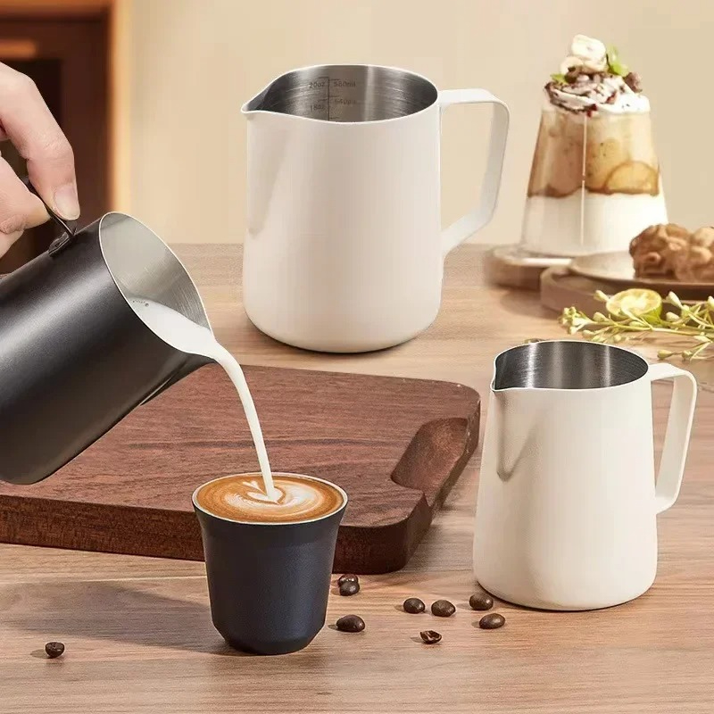 Coffee Milk Frothing Pitcher J - Barista Milk Jug review and price