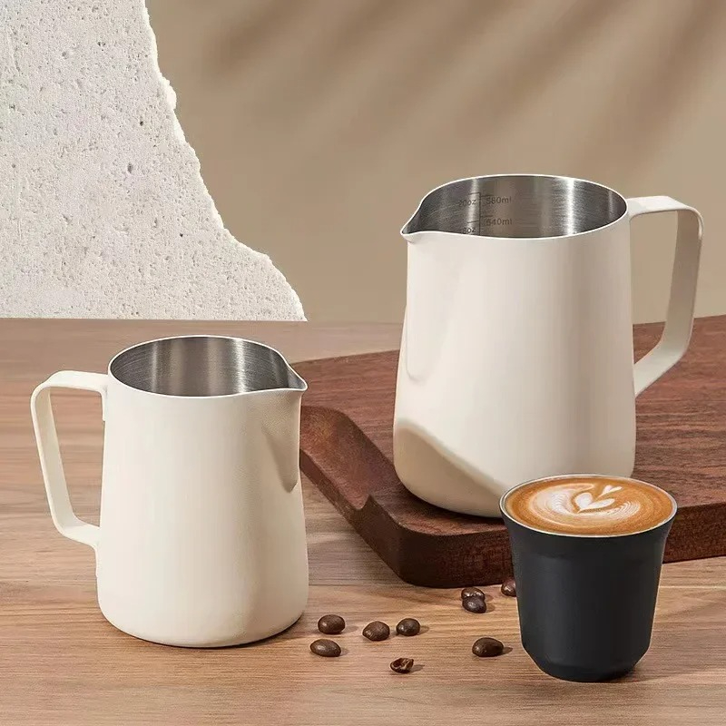Coffee Milk Frothing Pitcher J - Barista Milk Jug review and price