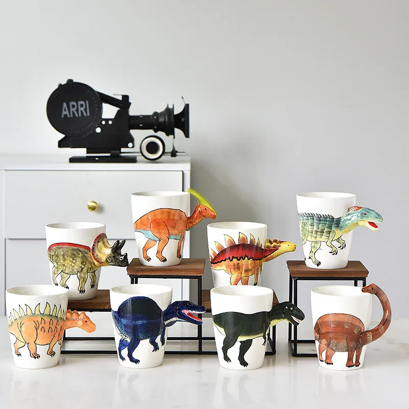 Dinosaur Shaped Water Cup Cute - Coffee Tea Difference review and price
