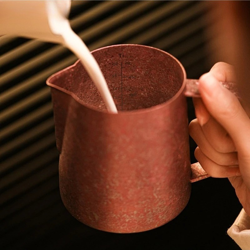 JUSTINLAU 600ml Pure Titanium  - Barista Milk Jug review and price