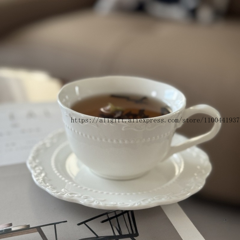 French Light Luxury Embossed F - Coffee Tea Game review and price