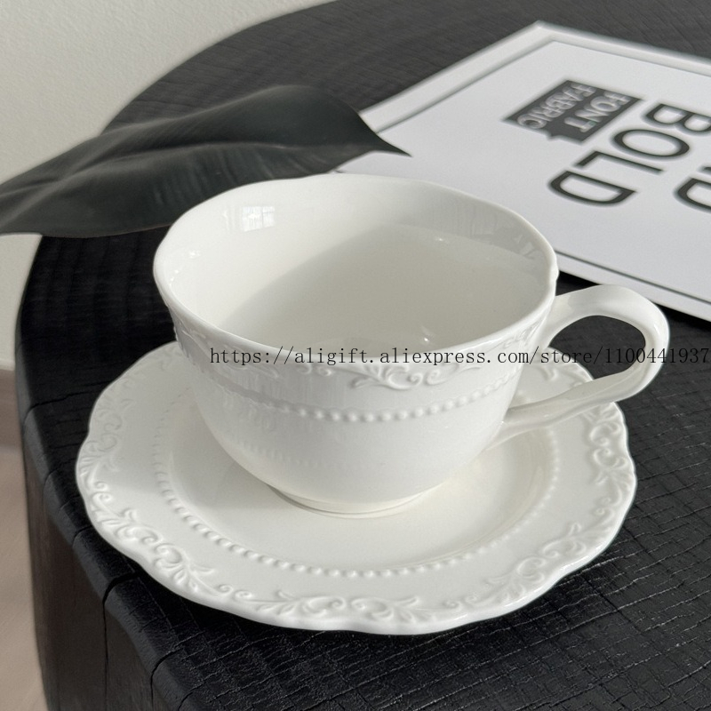 French Light Luxury Embossed F - Coffee Tea Game review and price