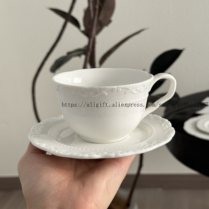 French Light Luxury Embossed F - Coffee Tea Game review and price