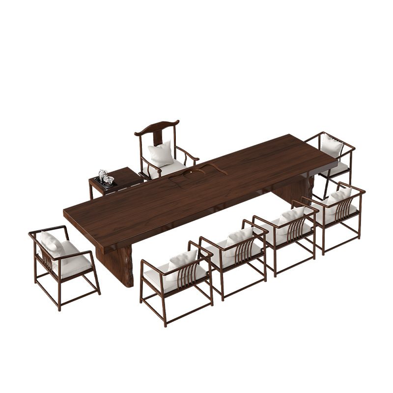Log tea table Zen home living  - Coffee Tea And Company review and price