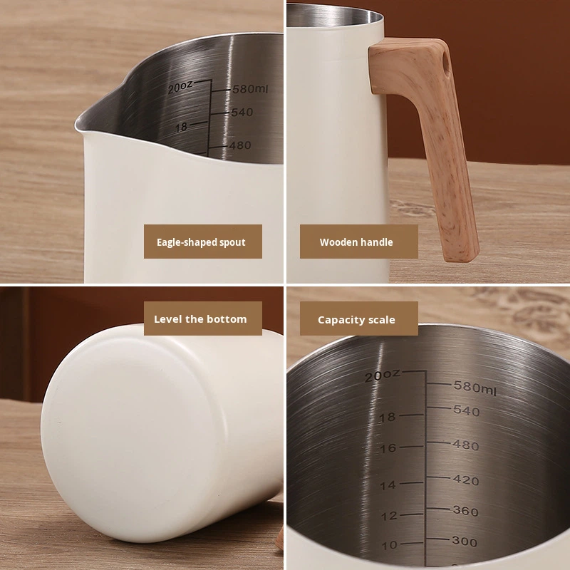 Coffee Milk Frothing Pitcher J - Barista Milk Jug review and price
