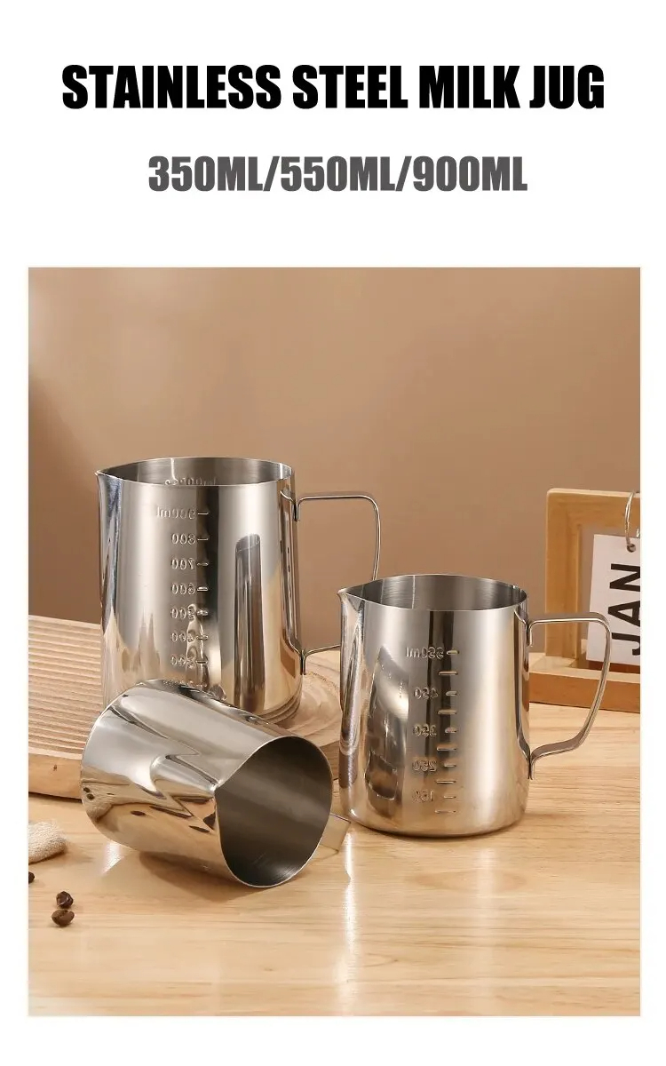 Stainless Steel Milk Frothing  - Barista Milk Jug review and price