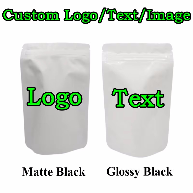 100PCS Stand-up Matte/Glossy W - Coffee Tea Logo review and price