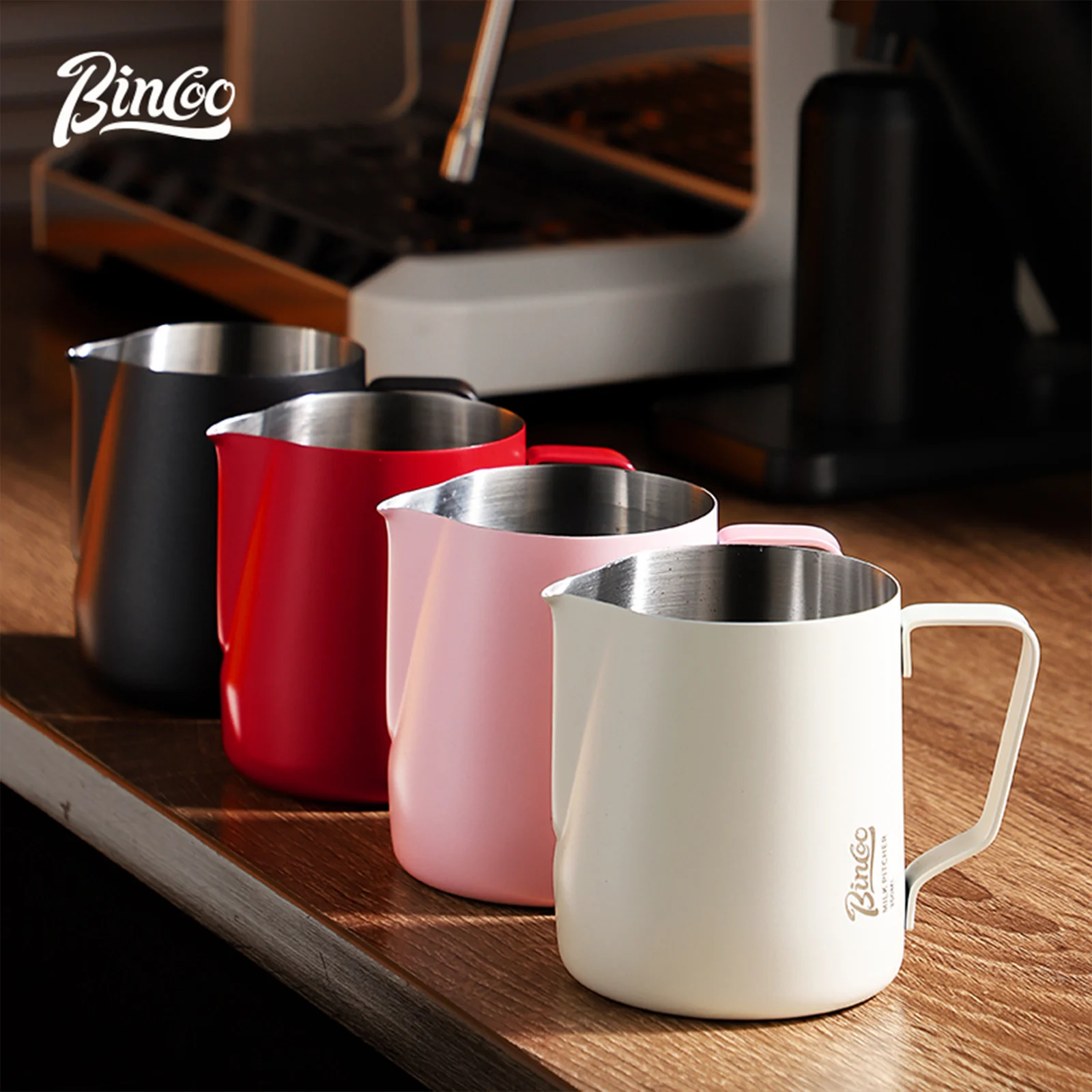 BINCOO 350/600ML Coffee Milk F - Barista Milk Jug review and price